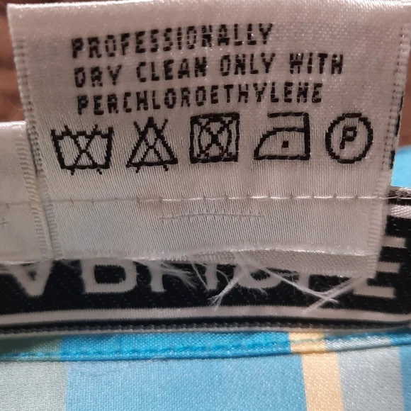 CARLISLE Silk Striped Button Down Blouse Jacket Vintage Office Classic Sz 6 Med - Picture 9 of 10